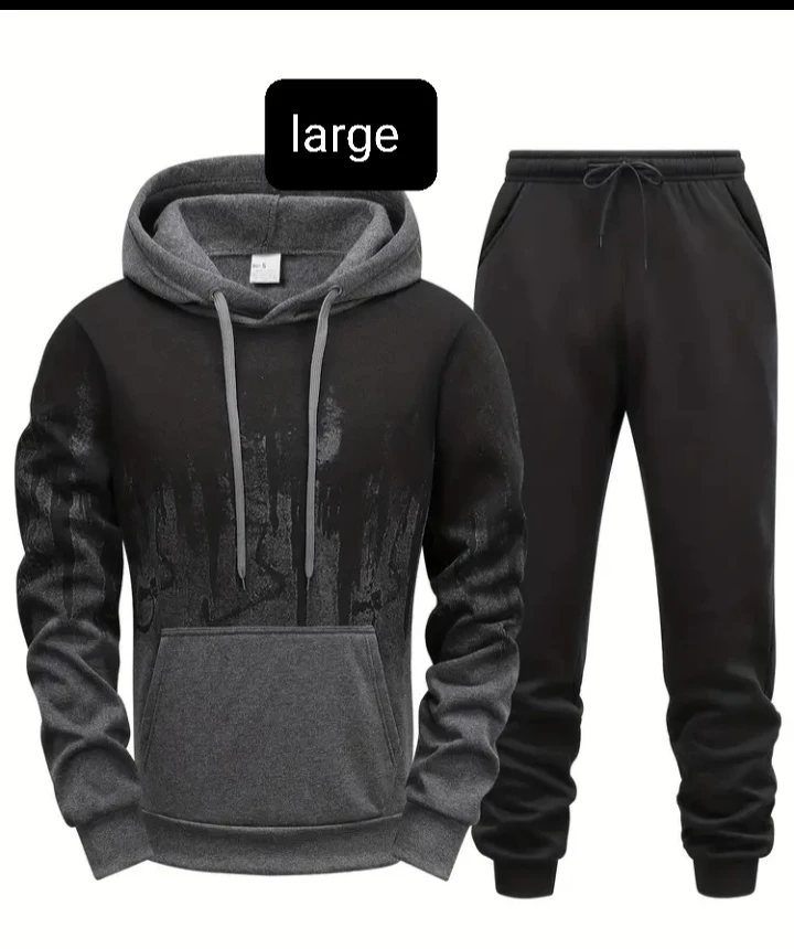 Men's Hoodie and Pants Tracksuit sets- Size Large - photo 4