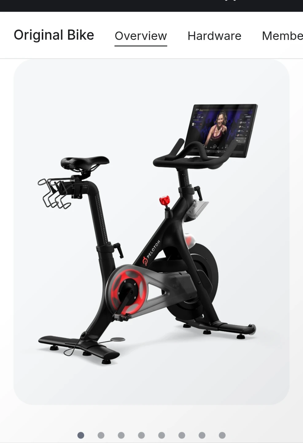 Peloton Stationary Exercise Bike - photo 2