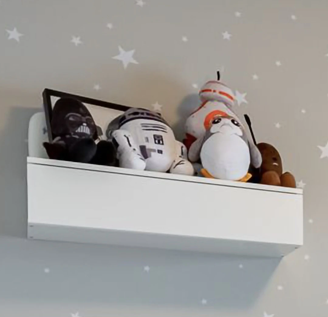 White Floating Drawer Shelf - Like New