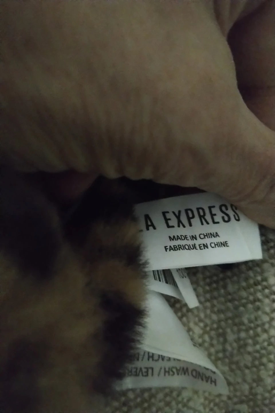 Le Chateau Express Black Faux Leather Gloves S/M - photo 4