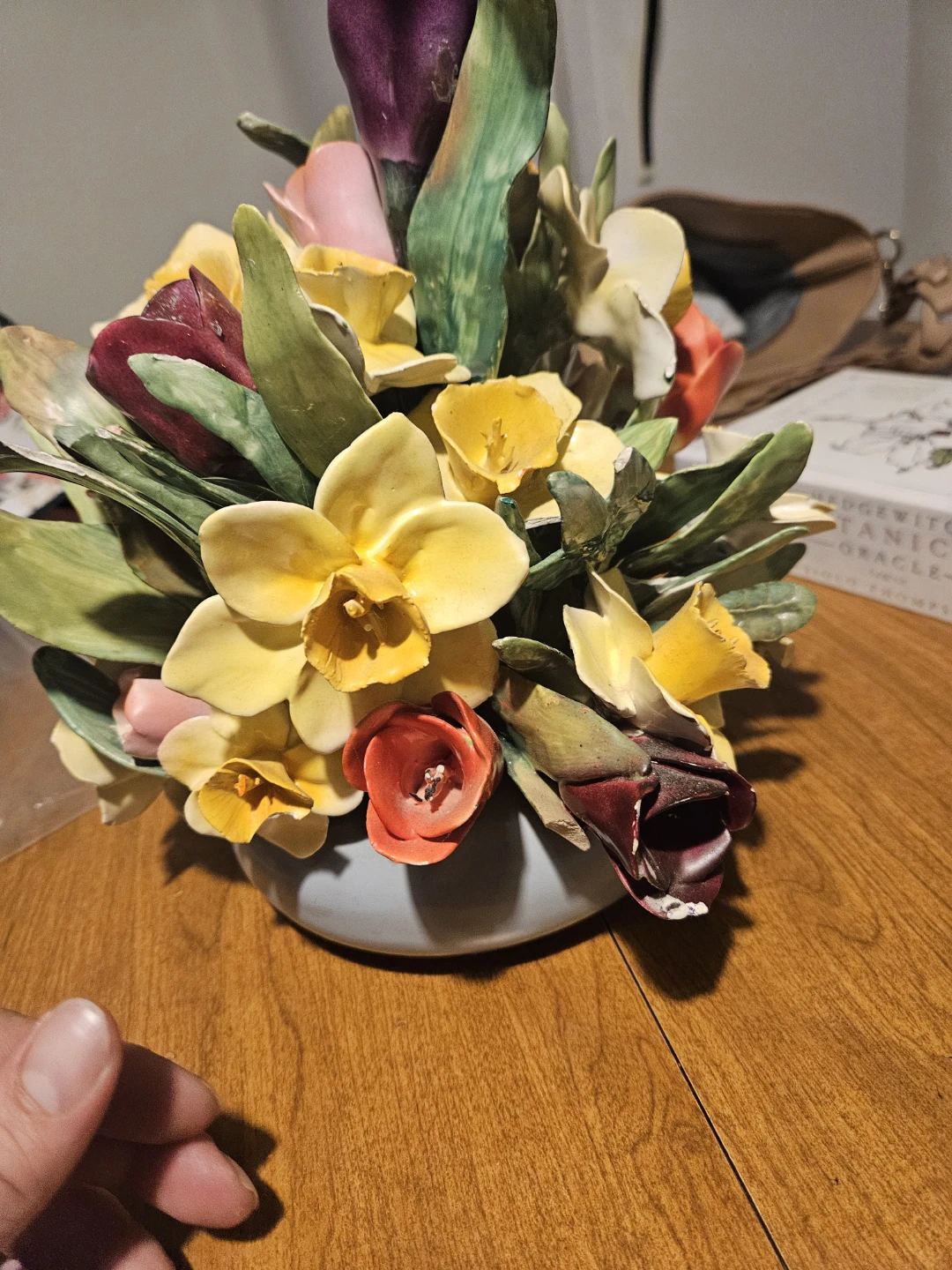 Vintage Floral Ceramic Arrangement - photo 4