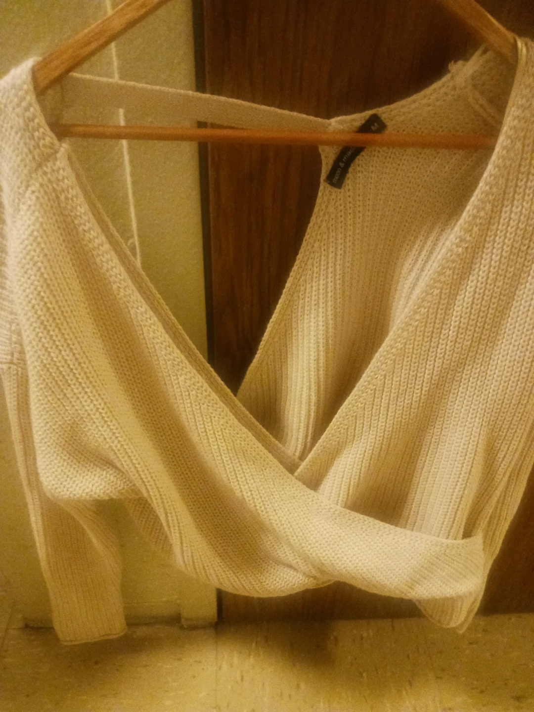 🧡 bingo Moon & Madison Wrap Sweater - Size M - photo 2