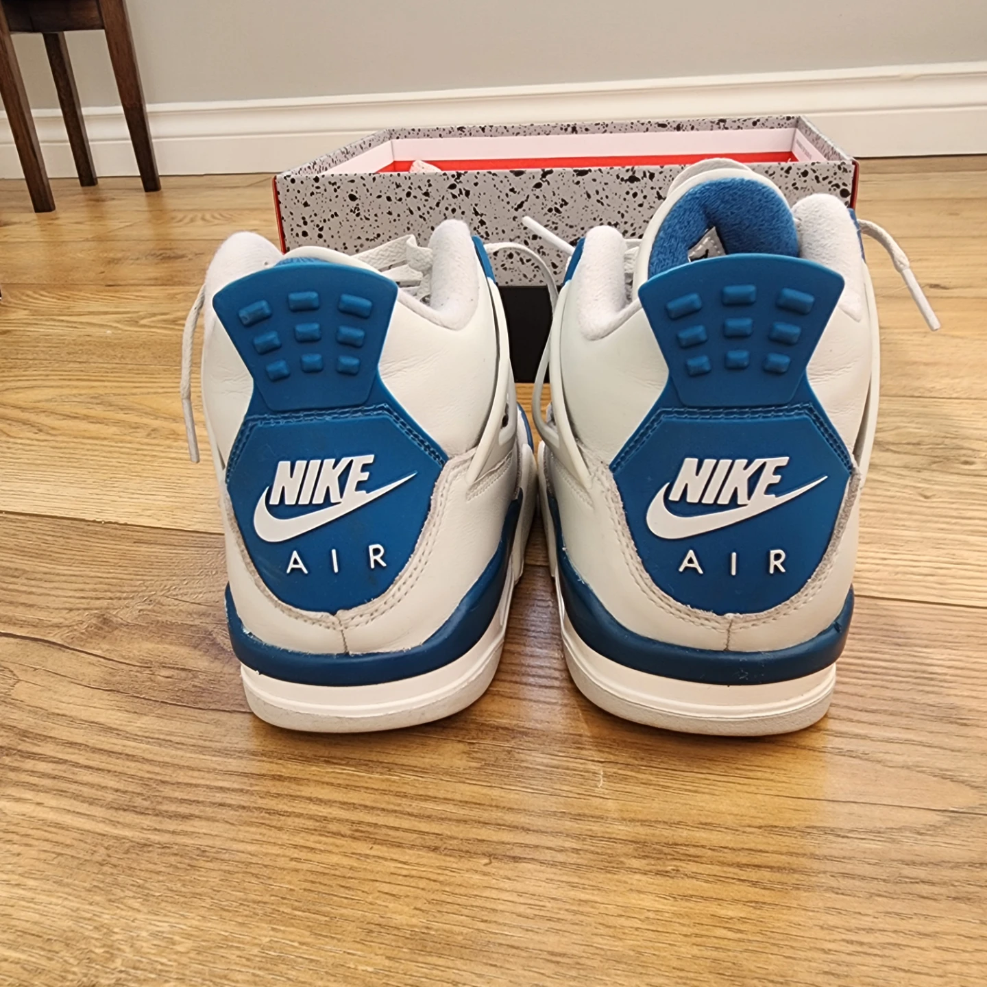Nike Air Jordan 4 Retro White/Blue - photo 4