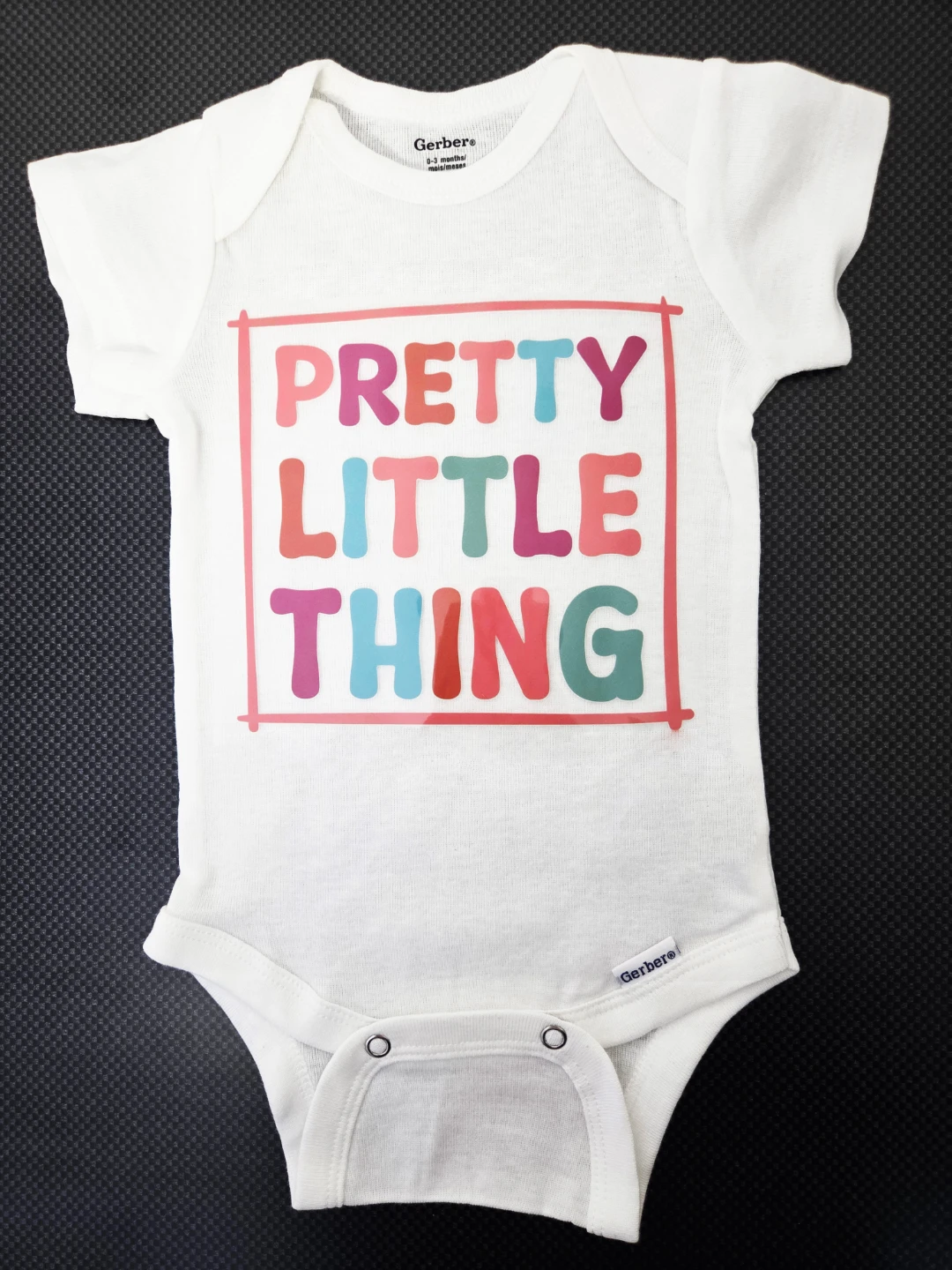 Custom 0-3 Months 'Pretty Little Thing' Onesie