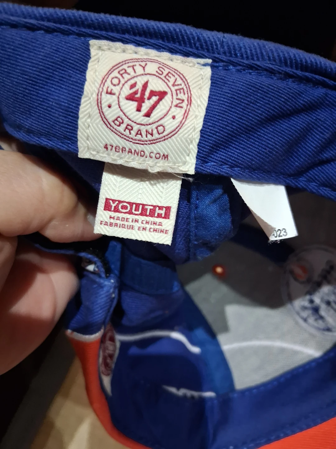 47 Brand Edmonton Oilers Youth Baseball Cap - photo 3