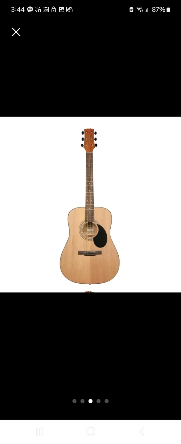 Jasmine S35 Acoustic Guitar - Natural - photo 2