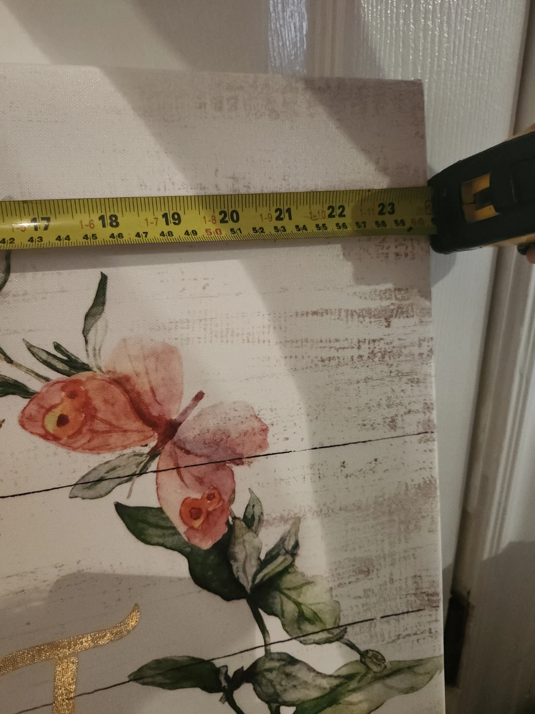 Home Sweet Home Wall Art with Floral Wreath and Bird - photo 2