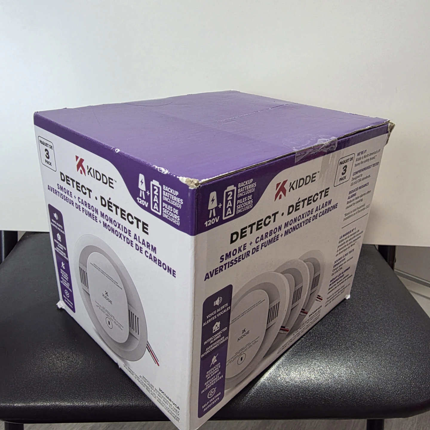 Kidde Smoke + Carbon Monoxide Alarm 3 Pack - photo 2