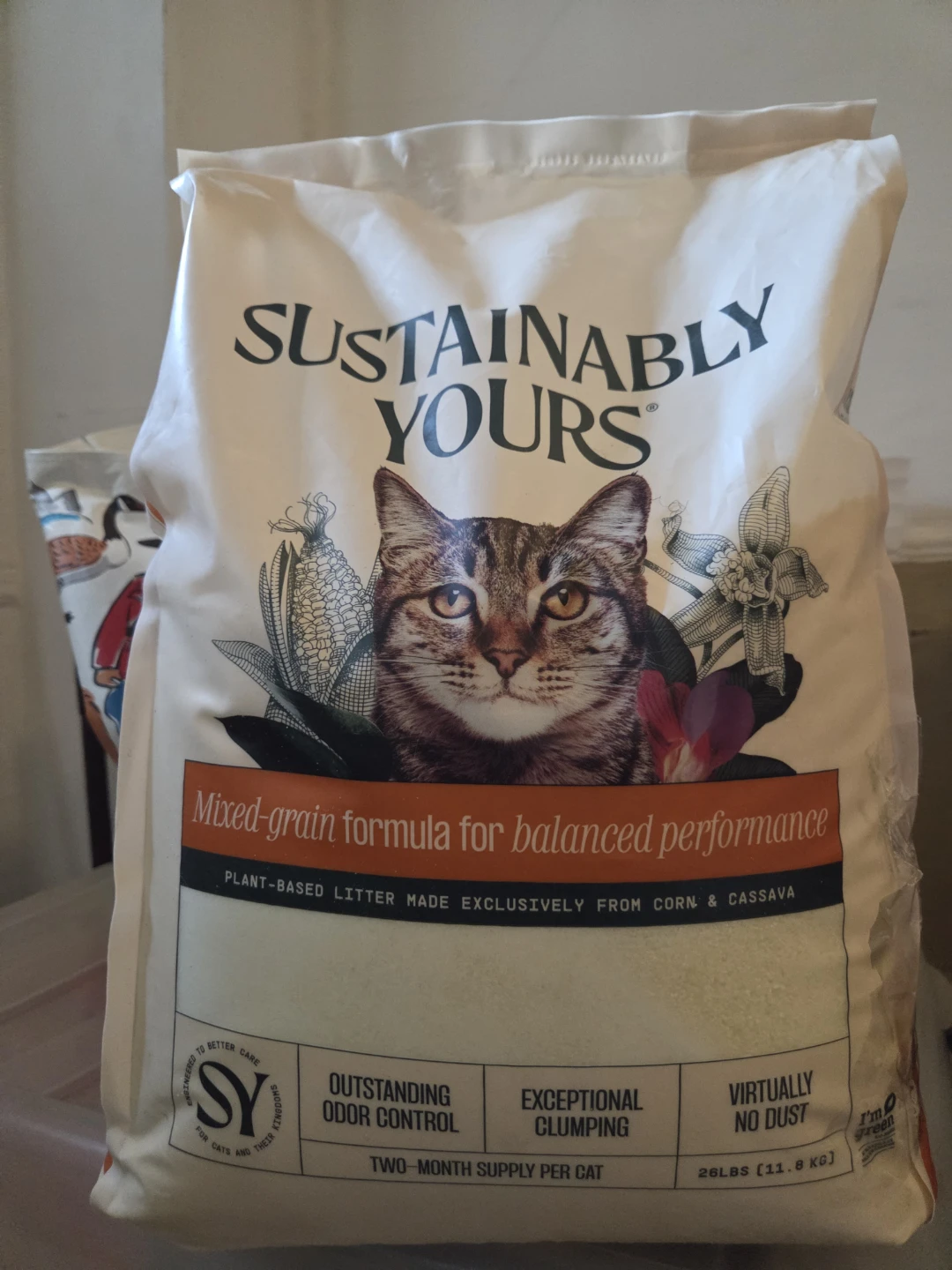 Sustainably Yours Cat Litter Mixed-Grain 26 LB