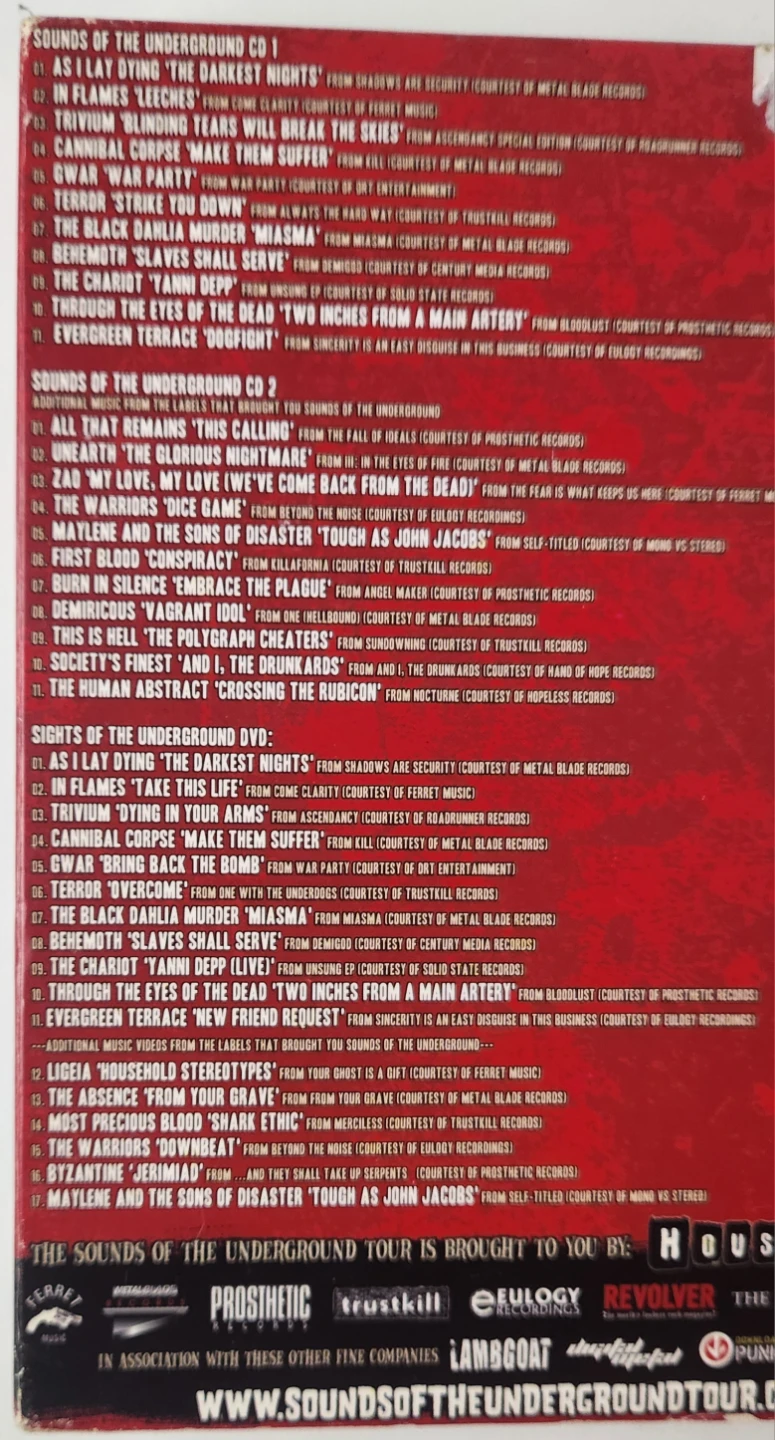Sounds Of The Underground 2005 - CD/DVD Set - photo 5