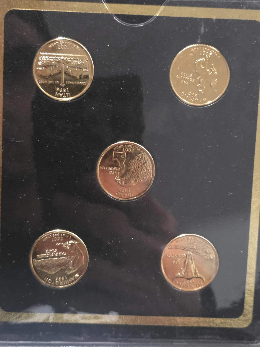 2007 State Quarter Collection - 24 Karat Gold Plated - photo 3