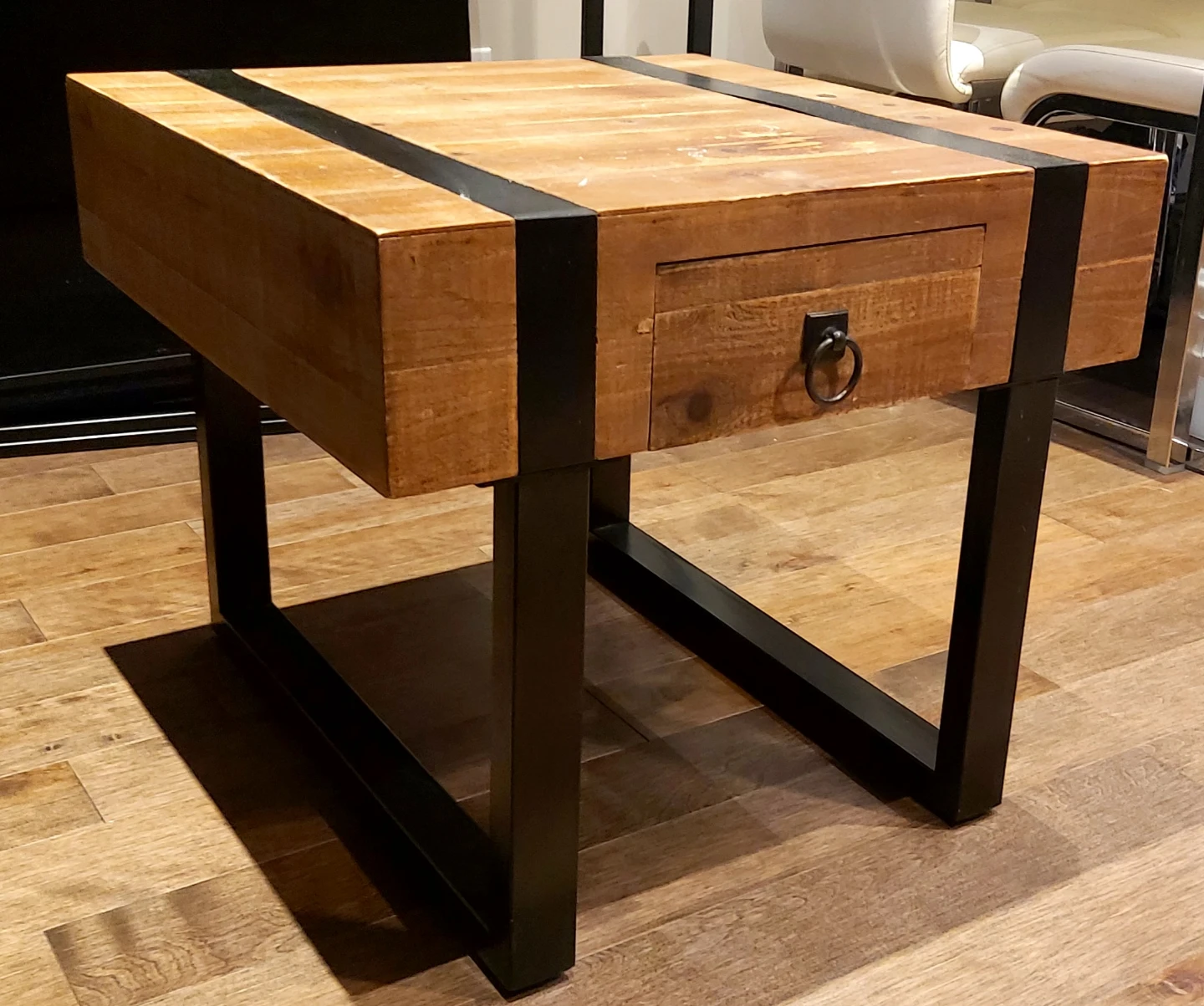 Side Table with Drawer - photo 3