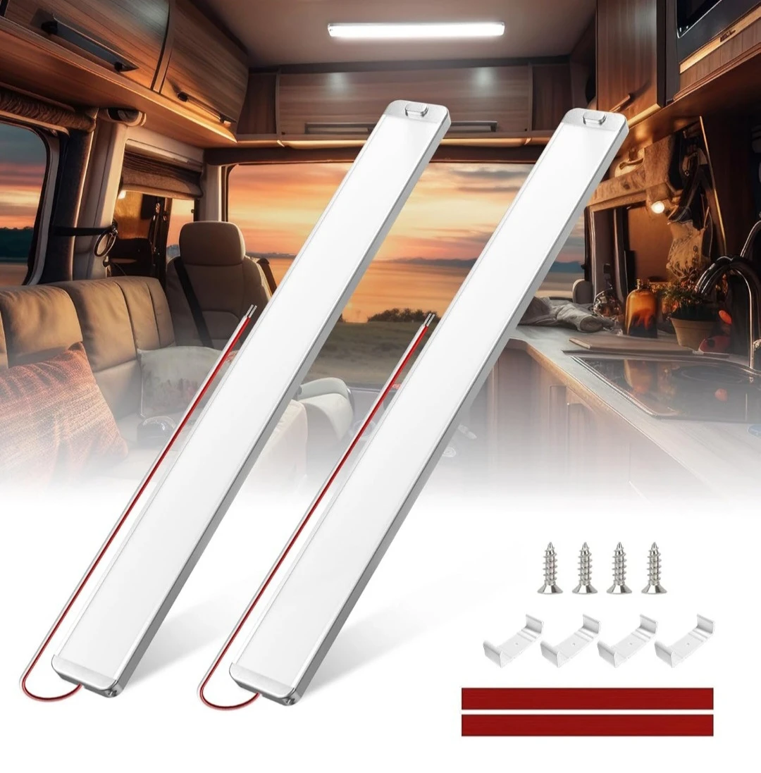 228LEDs 12V LED Interior Light Bar,10W 1500LM,6000K,DC ...