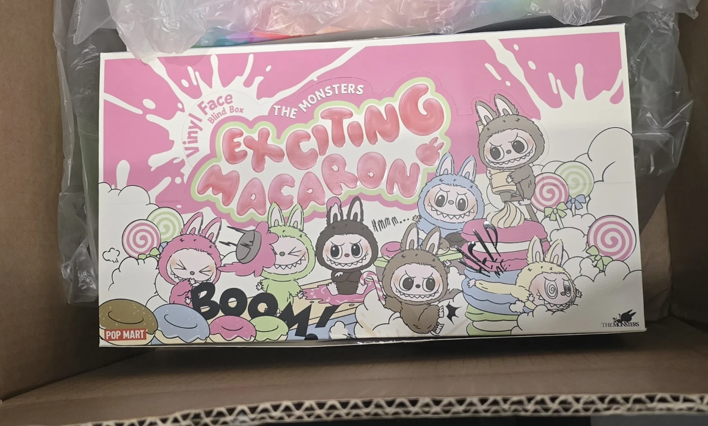 Pop Mart The Monsters Exciting Macaron Vinyl Face Blind Box