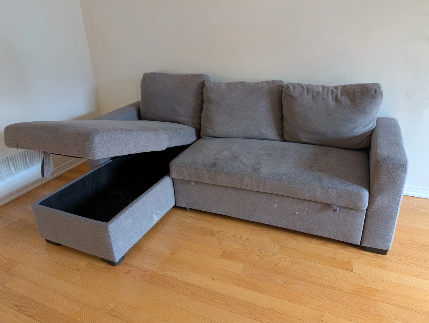 Grey Sectional Sofabed - photo 3