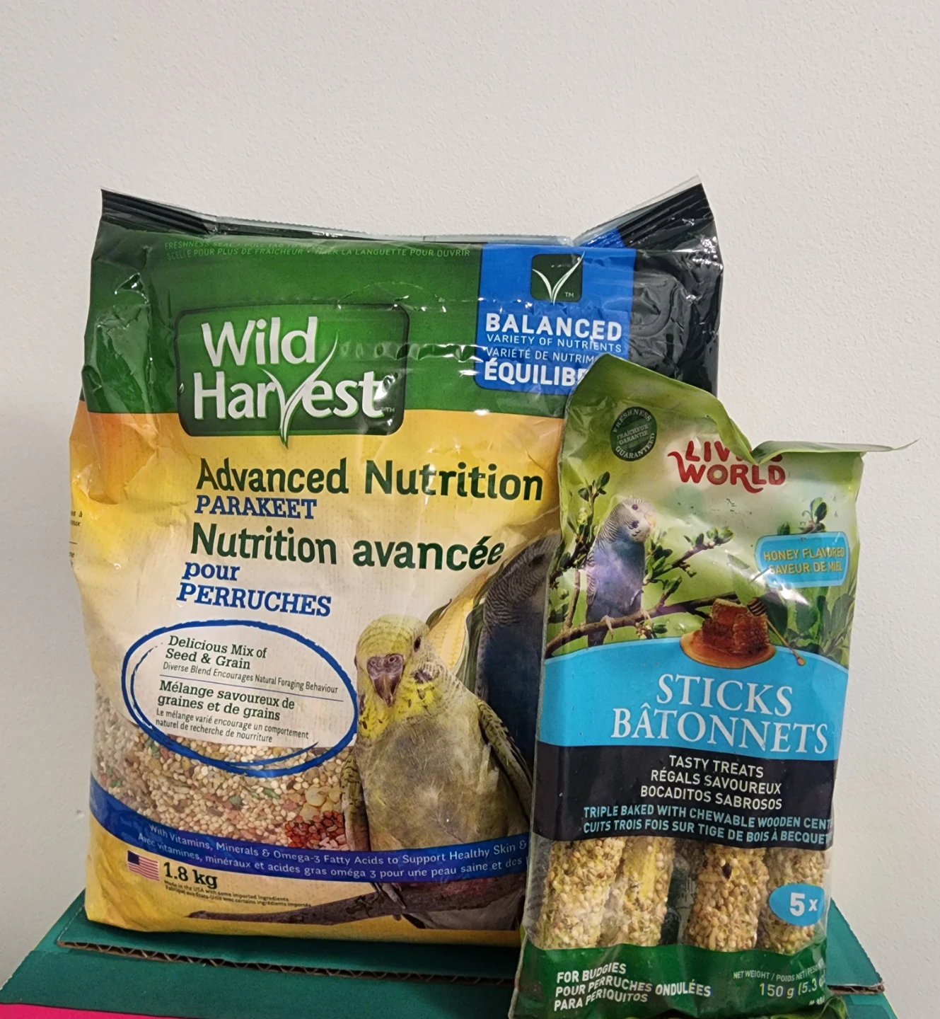 Wild Harvest Parakeet Food & Liv-World Sticks - photo 2