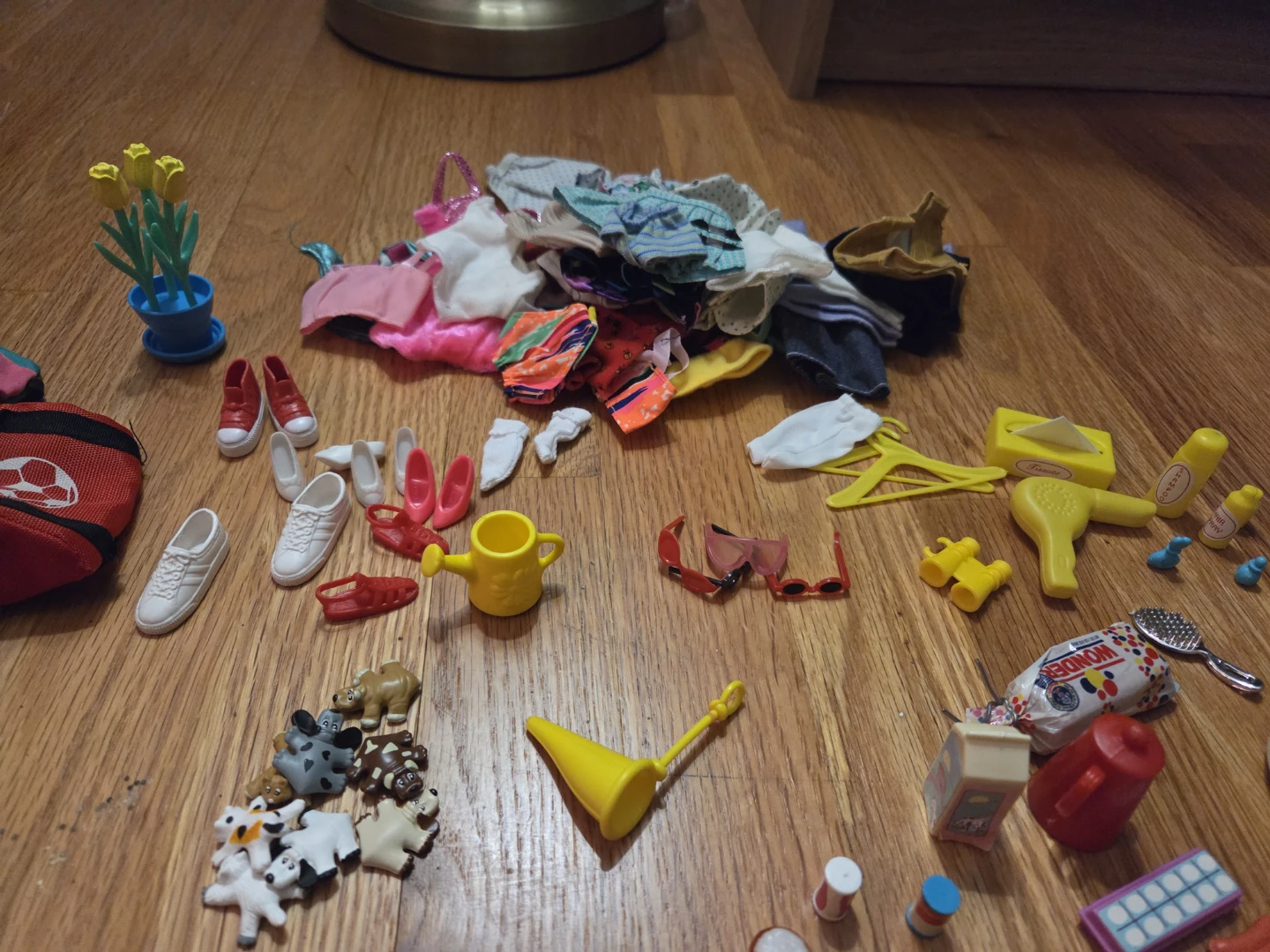 Doll Accessories Lot: Clothing, Shoes, Bags, and Food - photo 4