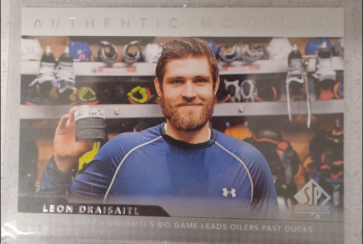 Leon Draisaitl Authentic Moments Hockey Card 🥕