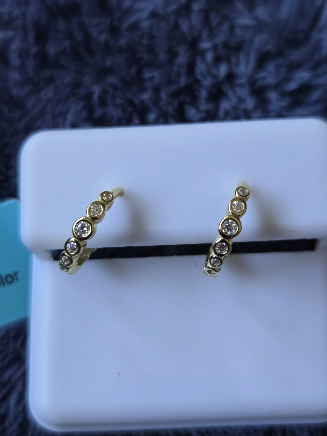 Earrings with Moissanite Stones - photo 2