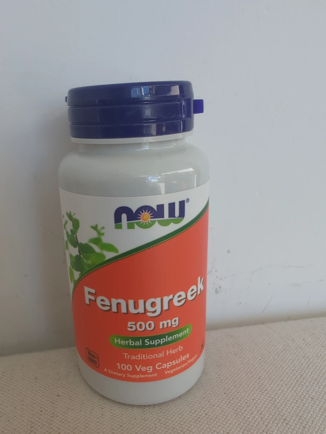 Fenugreek 500mg, 100 Veg Capsules (New & sealed)