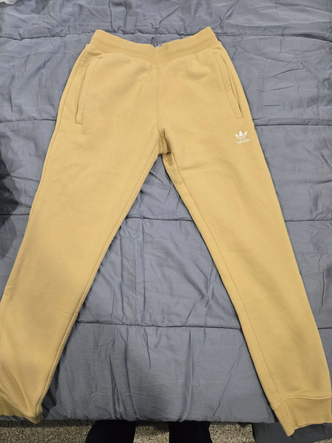 Adidas Yellow Sweatpants - Size S