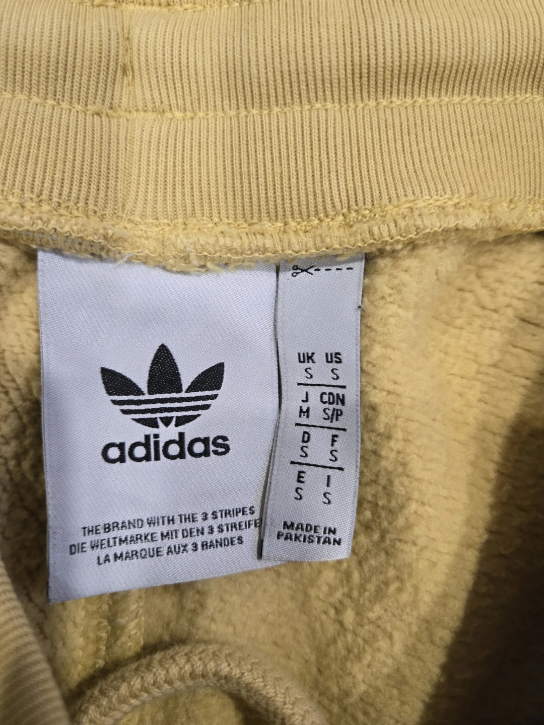Adidas Yellow Sweatpants - Size S - photo 2