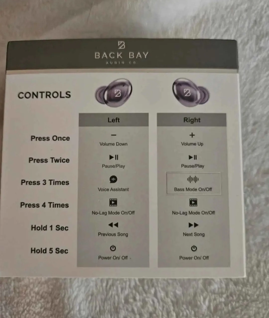Back Bay Audio Tempo 30 Wireless Earbuds - photo 2