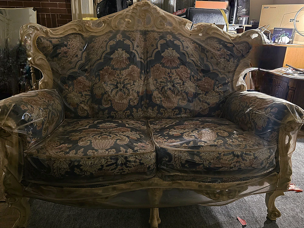 Floral Patterned Loveseat