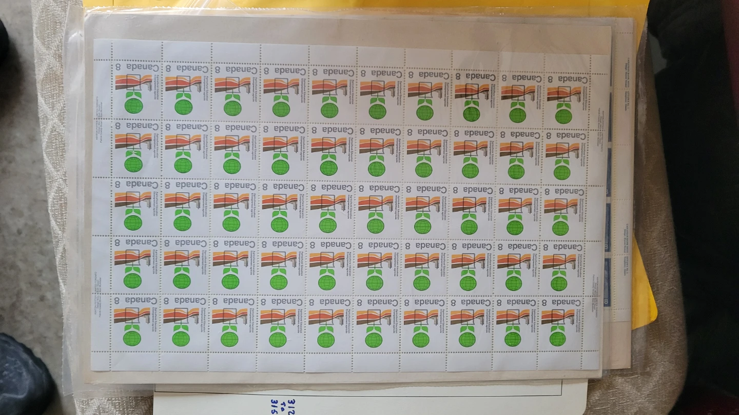 Canada Post Agricultural Education Stamp Pane 1974