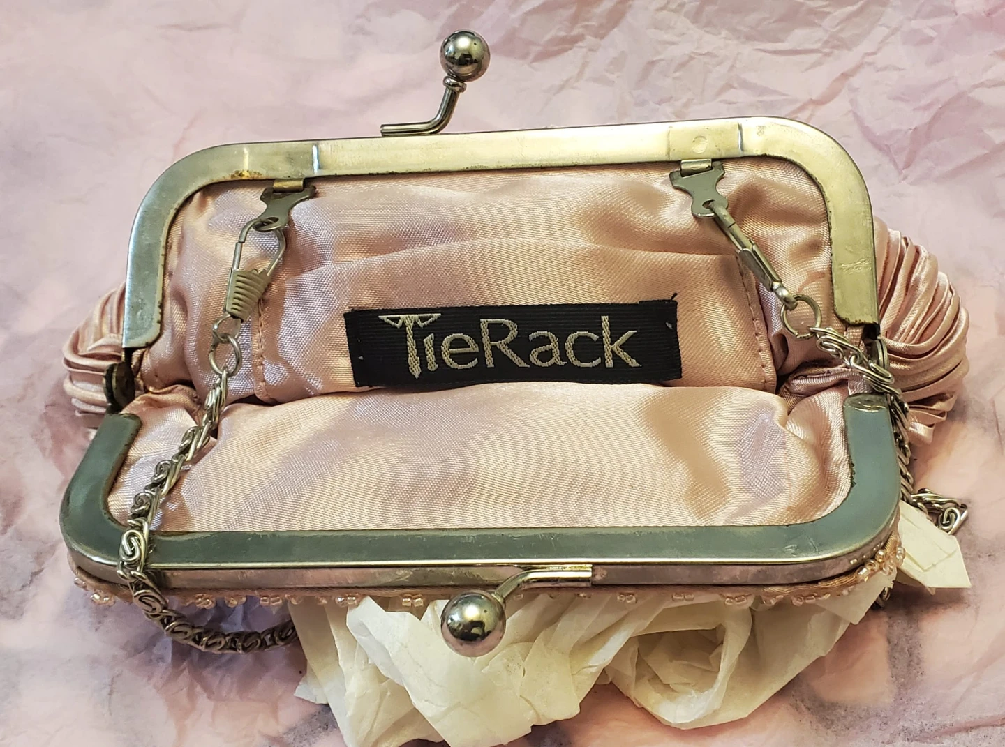 TieRack Evening Bag - Pink - photo 3