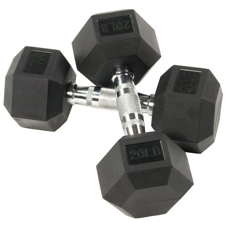 Hampton Hex Dumbbells - 20lb Pair