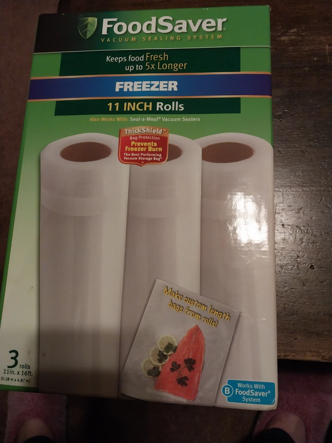 FoodSaver 11 Inch Rolls (3 count) - photo 2