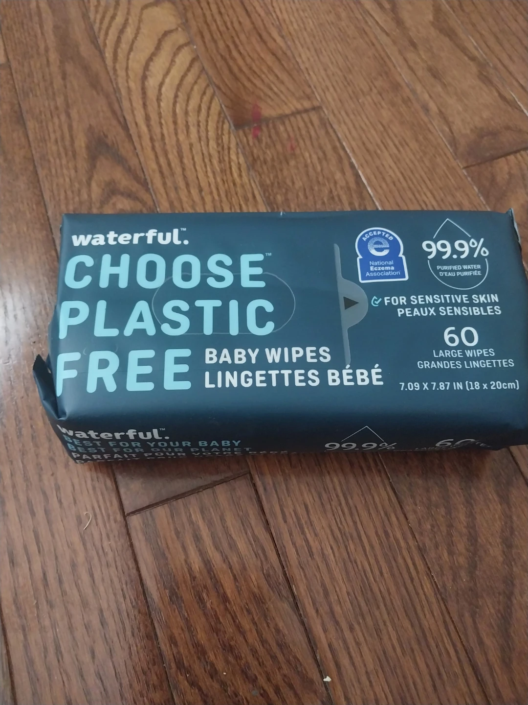 Waterful Plastic Free Baby Wipes - 60 Count
