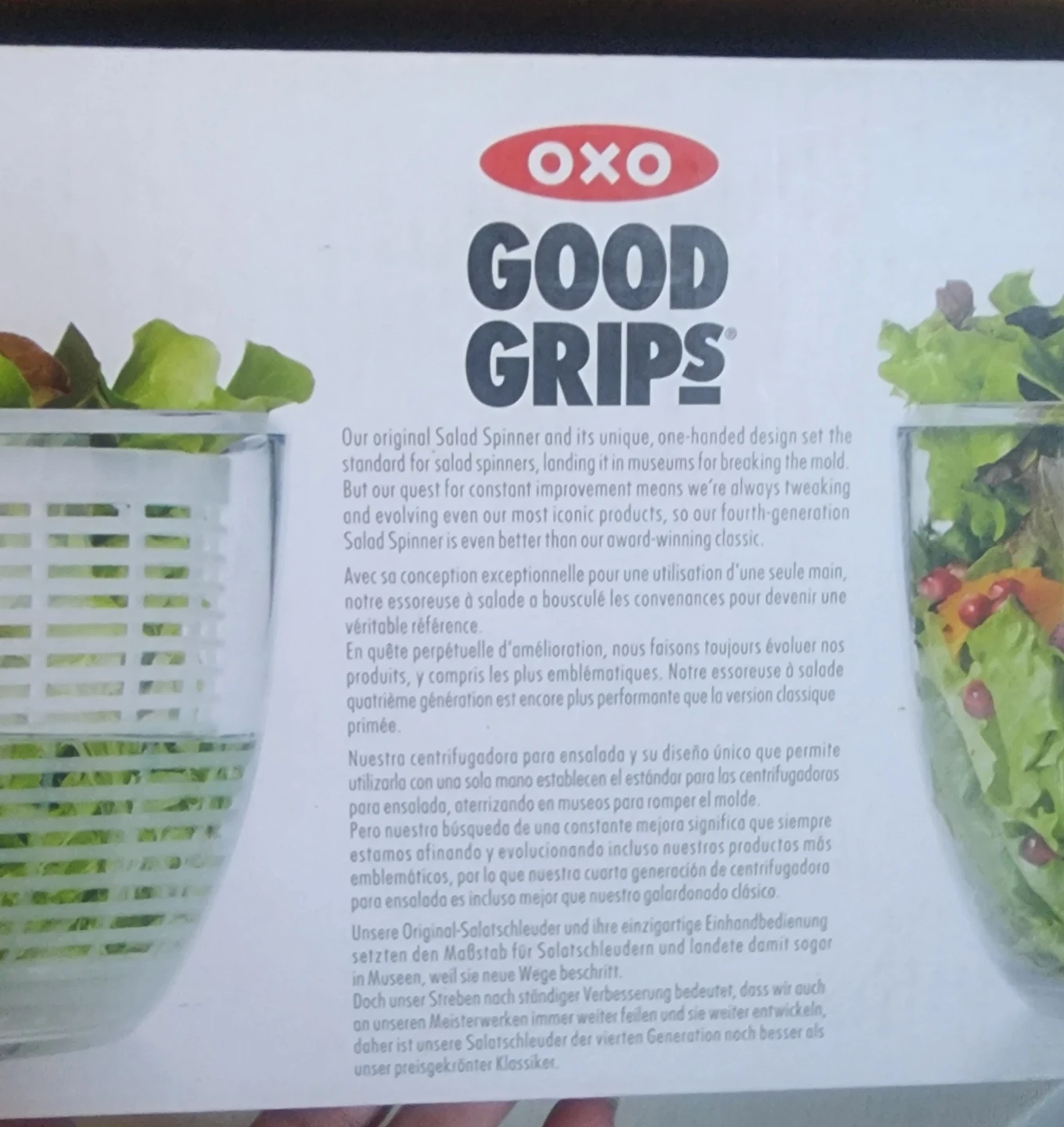 OXO Good Grips Salad Spinner 4.0 - New in Box! - photo 2