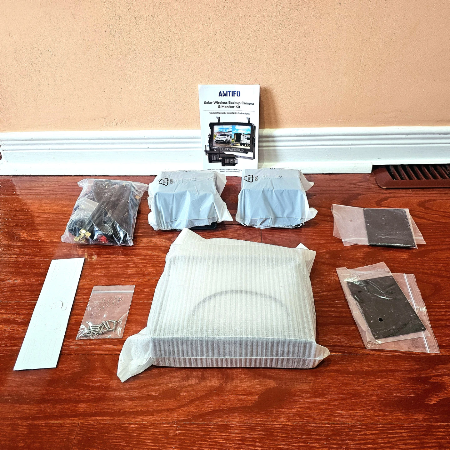 Amtifo Wireless Solar Backup Camera For Truck, RV, and Trailer - photo 3