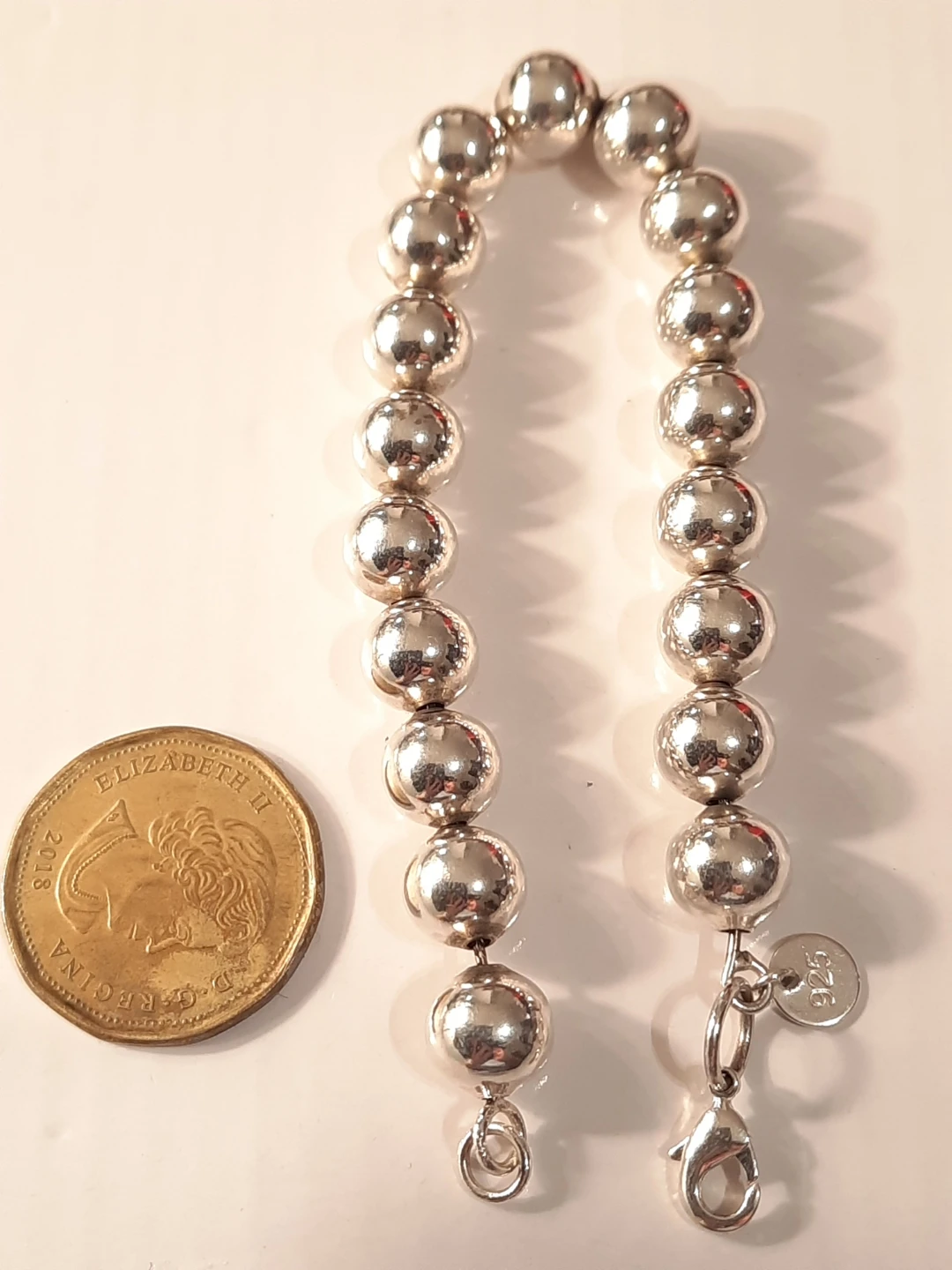 Silver Bead Bracelet - photo 3