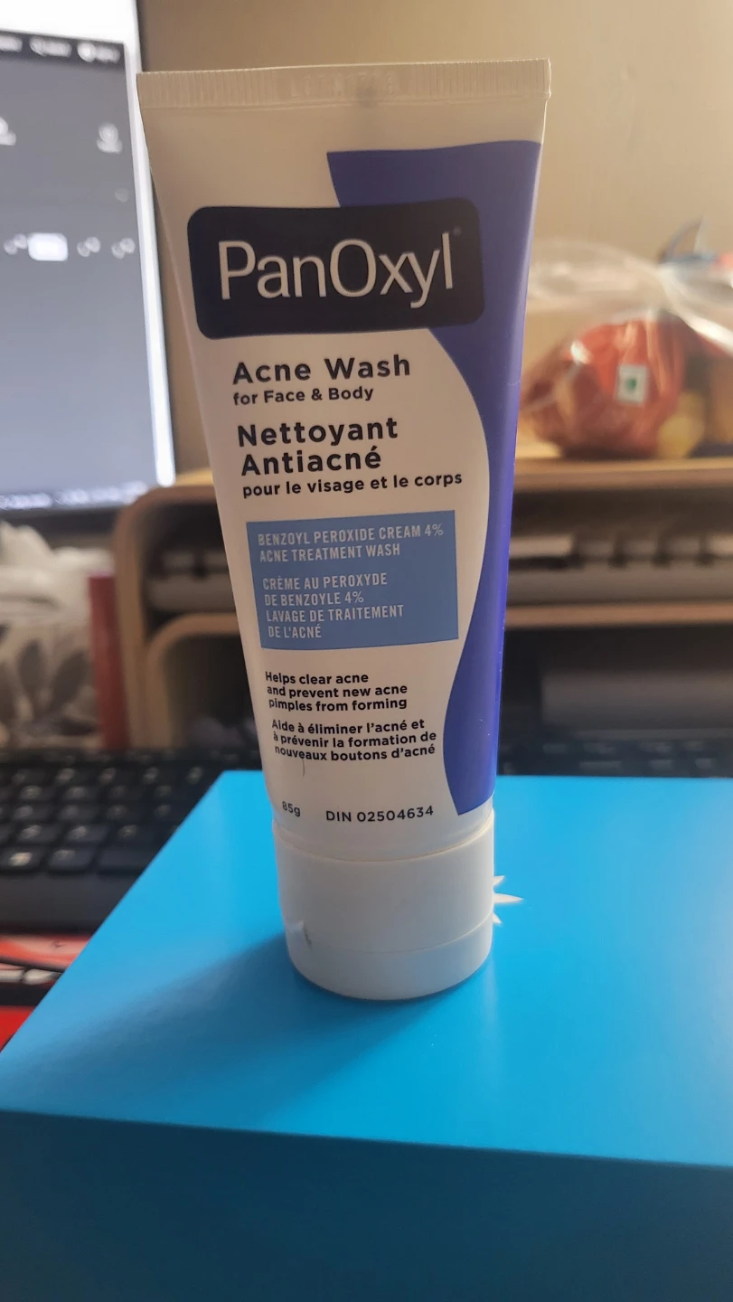 PanOxyl Acne Wash 4% Benzoyl Peroxide Cream (85g)