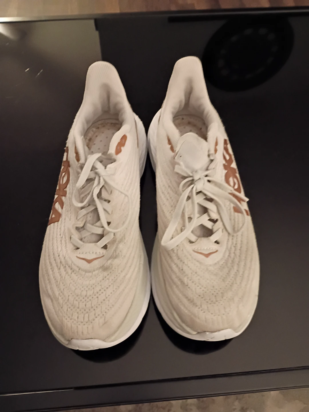 Hoka Mach 5 Women's Running Shoes Size 8.5 White/Tan - photo 4