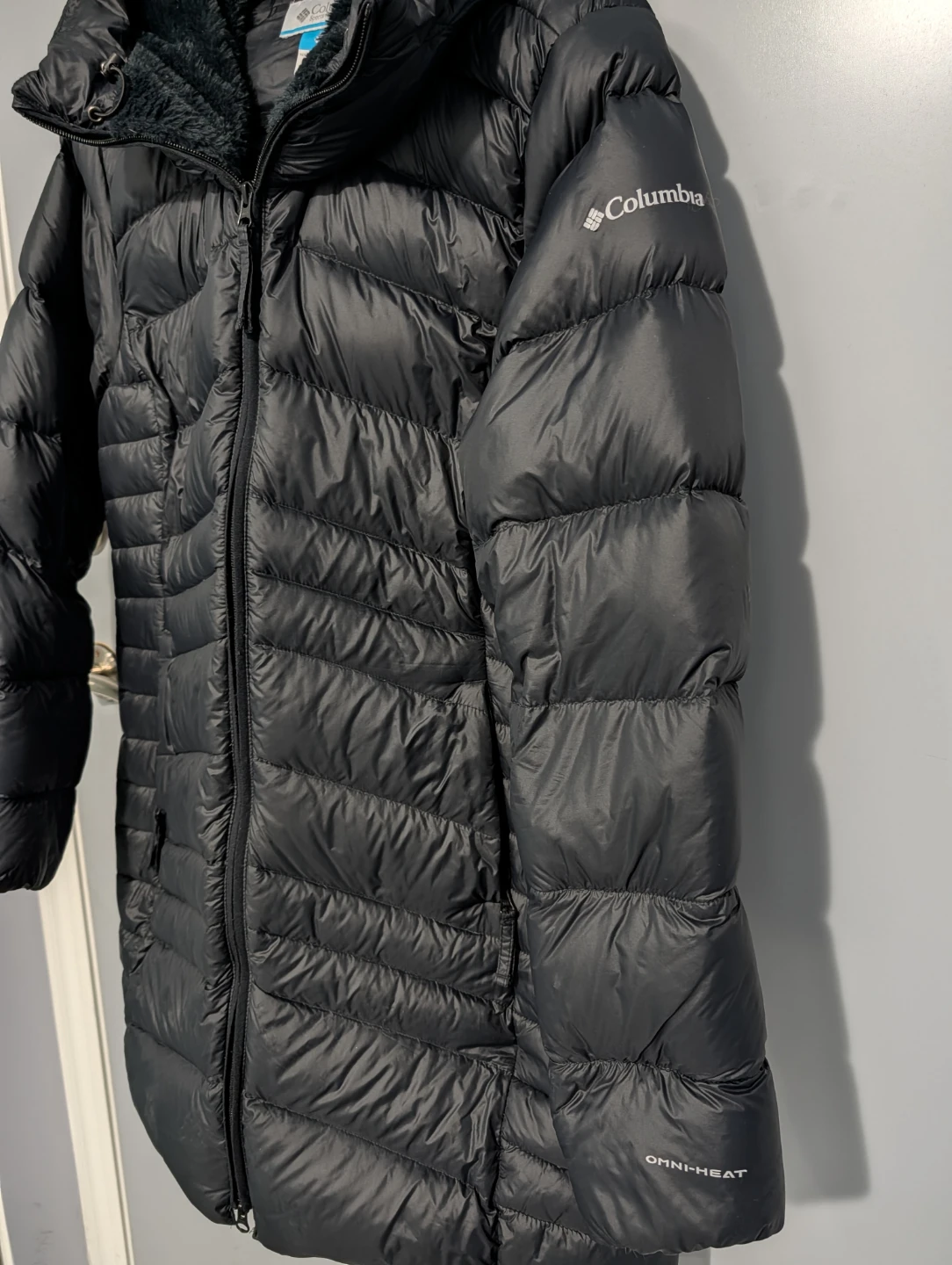Columbia Black Winter Puffer Jacket - Size L - photo 2