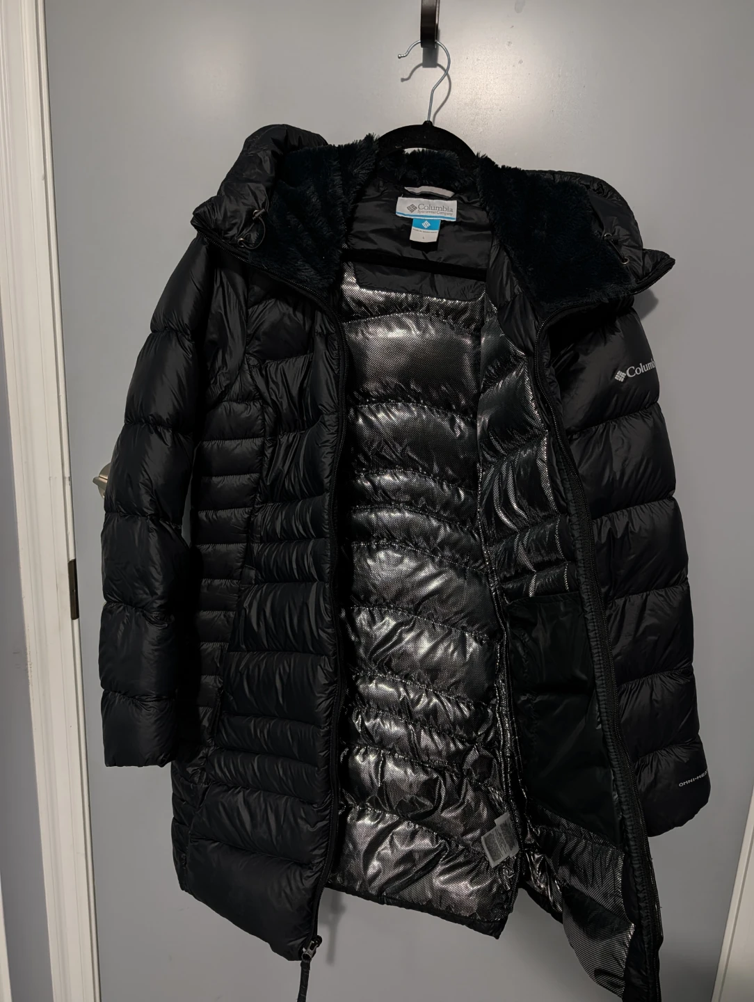 Columbia Black Winter Puffer Jacket - Size L - photo 3