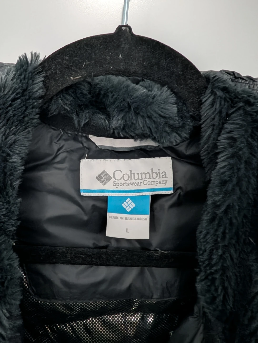 Columbia Black Winter Puffer Jacket - Size L - photo 4