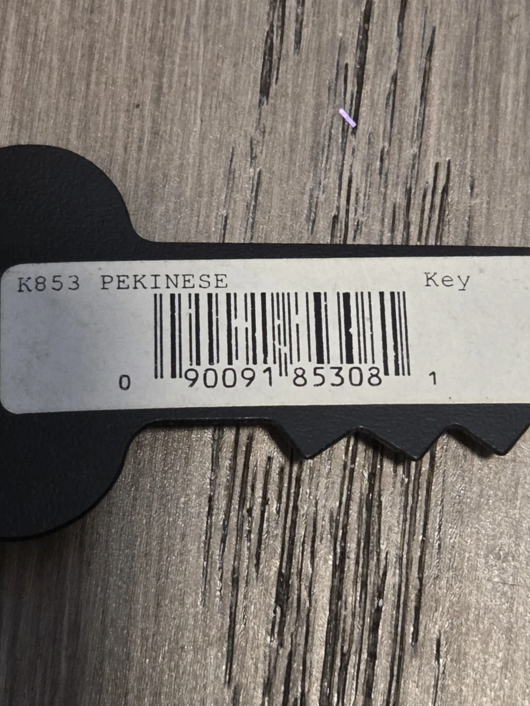Vintage Pewter GG Harris Pekingese Dog Keychain - photo 4
