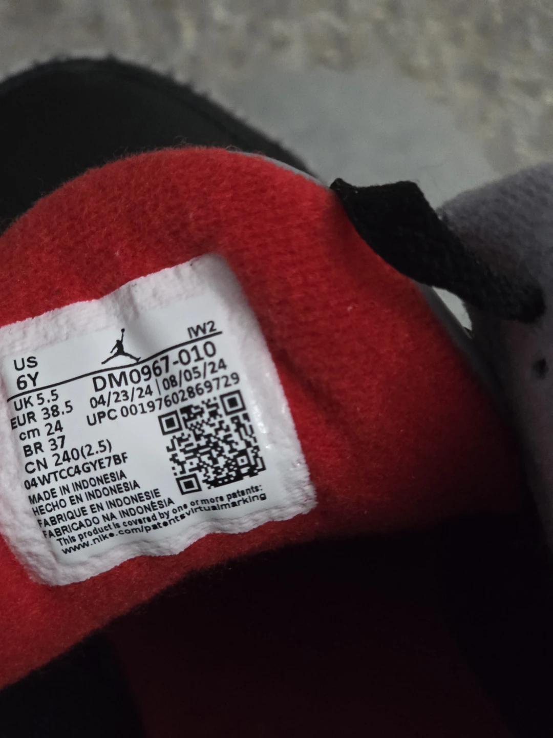 Jordan 3 Retro Black Cement 6Y - photo 3