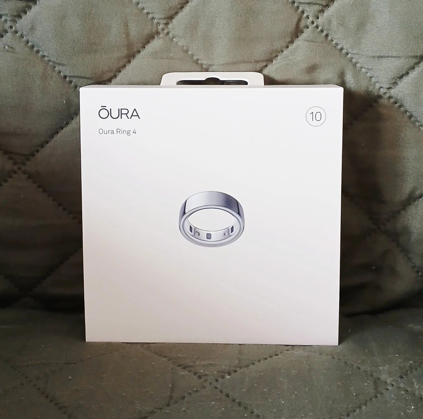 Oura Ring 4 Silver [Size 10] - NEW!