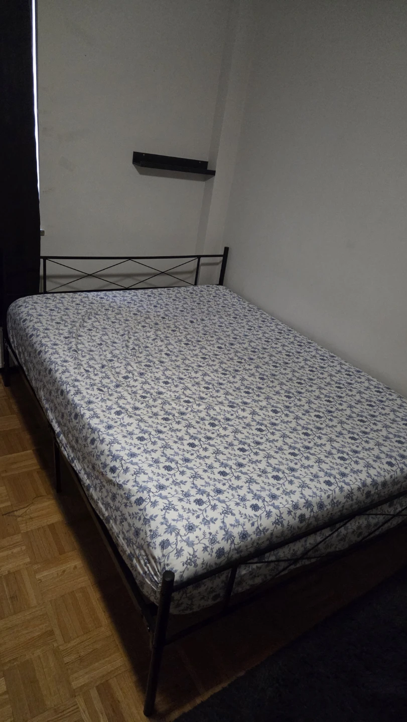 Queen bed and bed frame combo