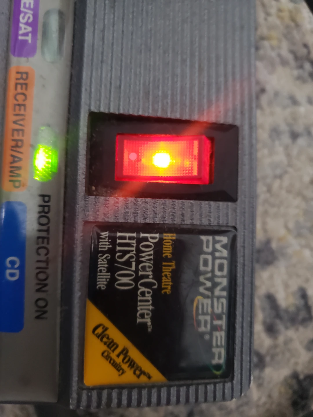 Monster Power Home Theatre PowerCenter HTS700 Surge Protector - photo 3
