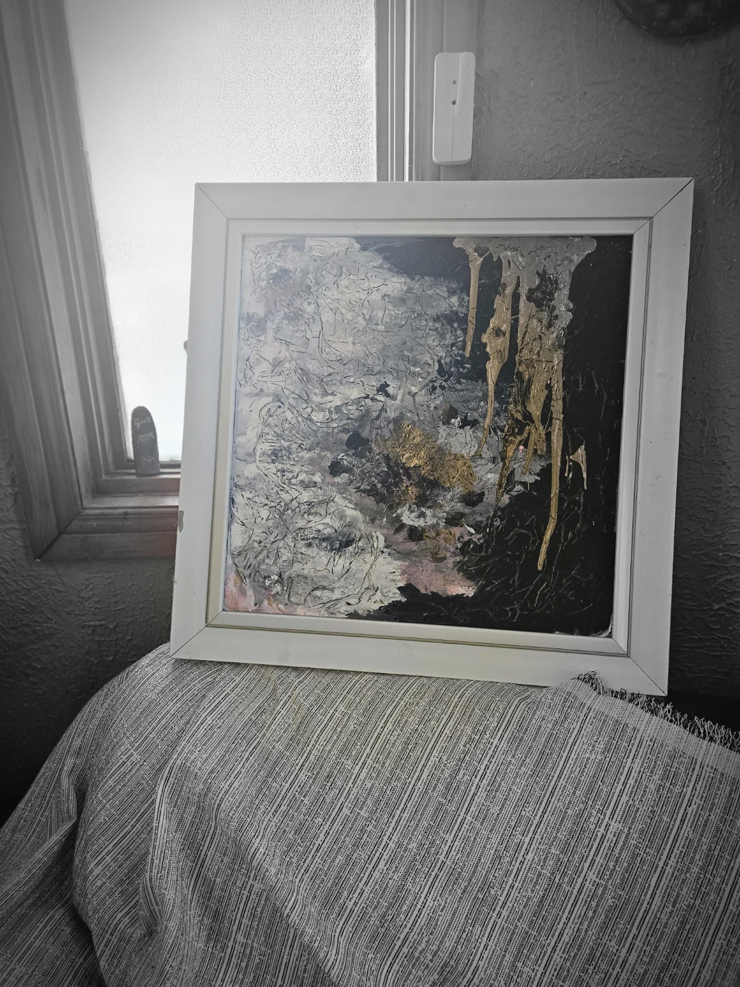 Abstract Painting - White Frame