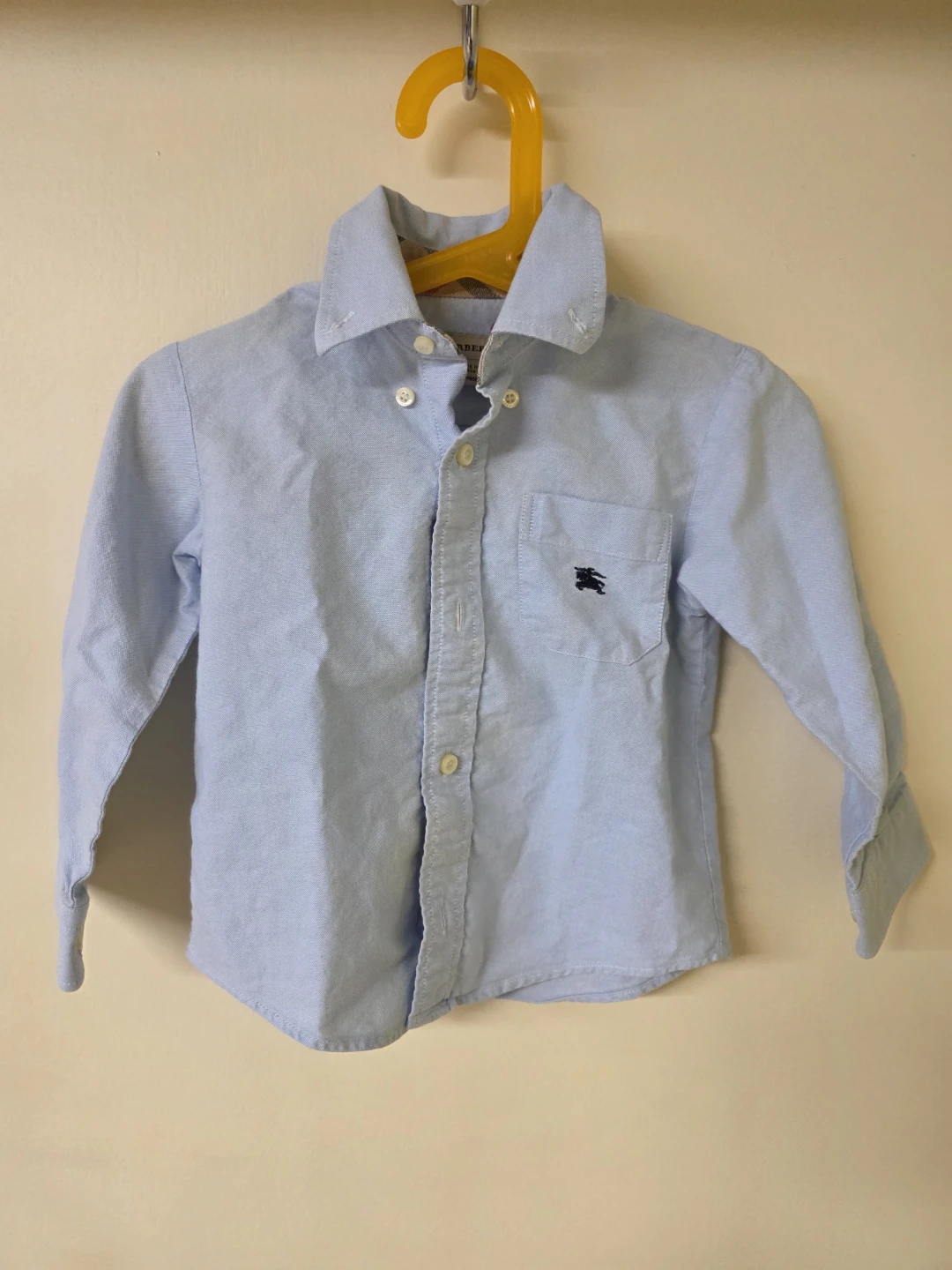Burberry Boys Light Blue Button-Down Shirt Size 2Y/92cm