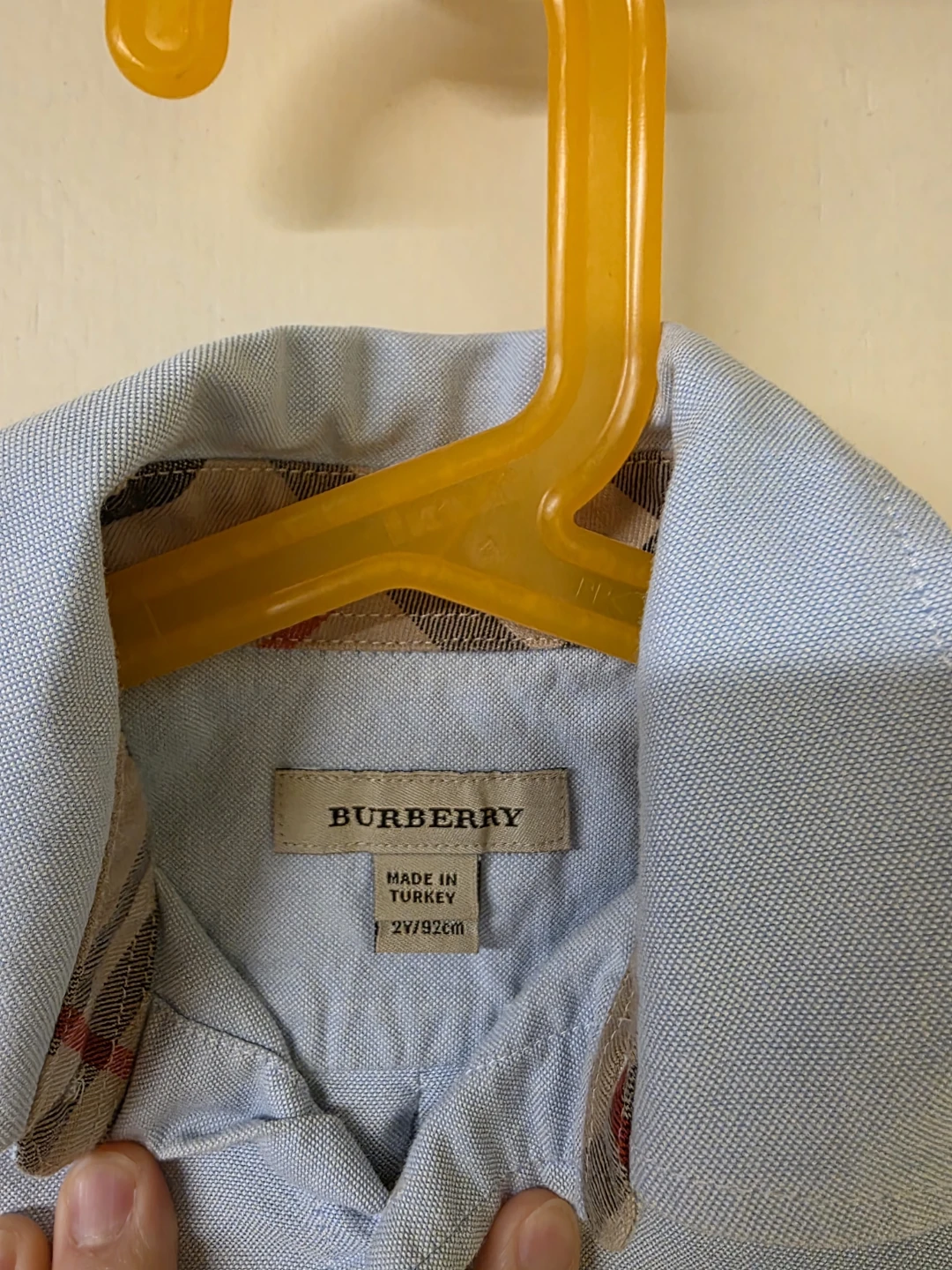 Burberry Boys Light Blue Button-Down Shirt Size 2Y/92cm - photo 2