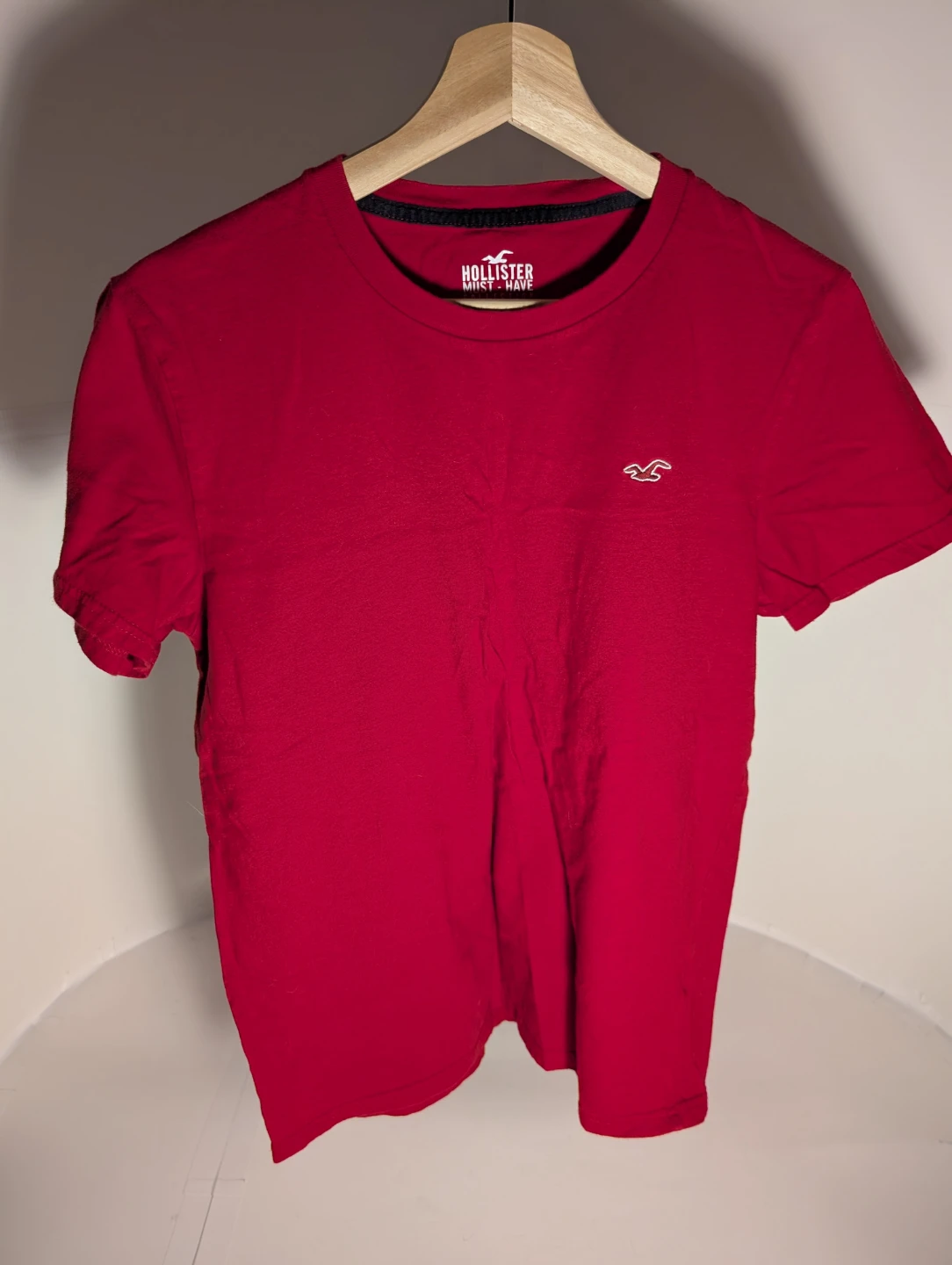 Red Cotton T-Shirt | Hollister - S: S/P - photo 2
